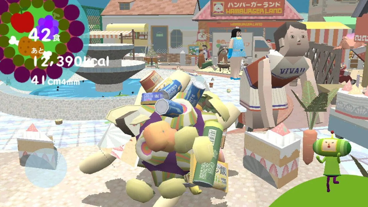Touch My Katamari gameplay on PlayStation Vita