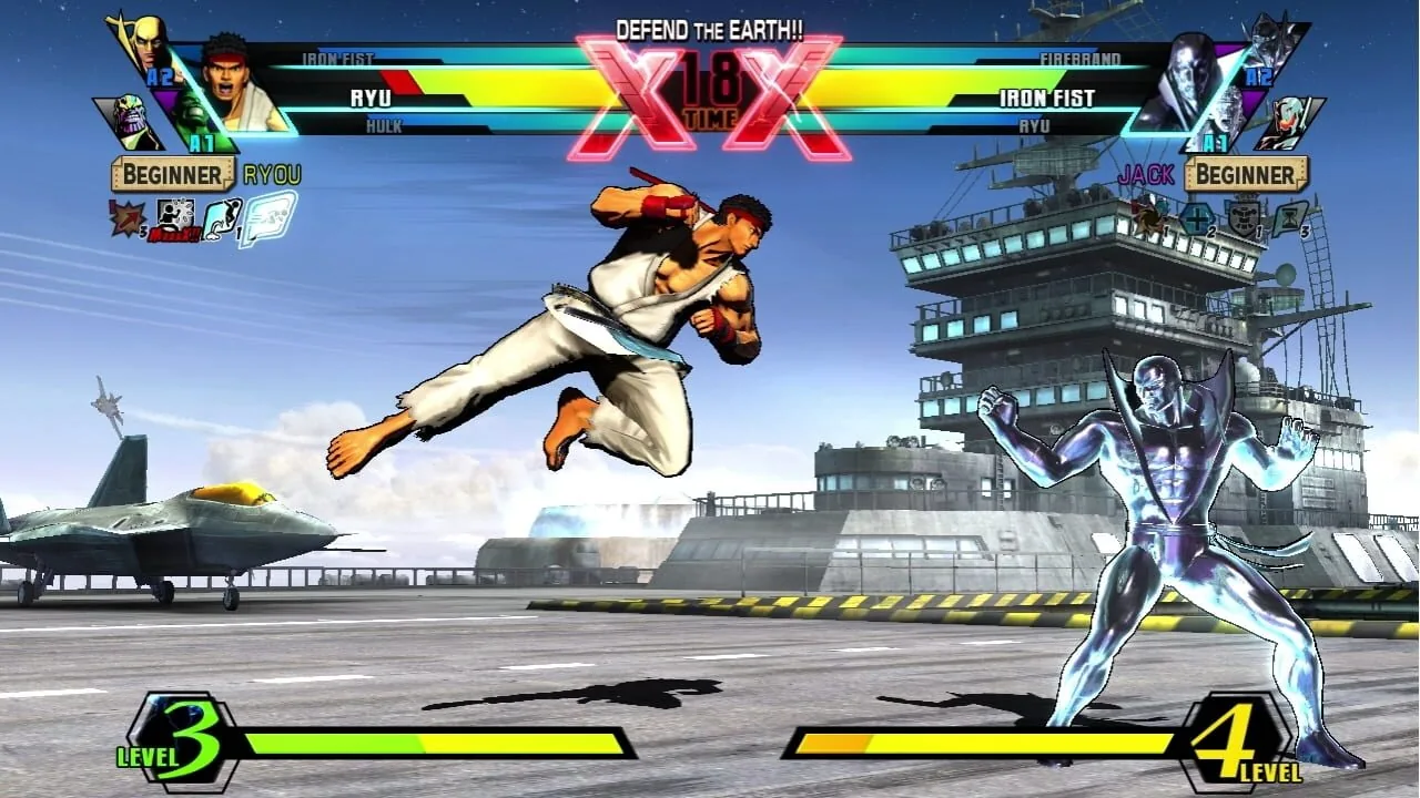 Ultimate Marvel vs. Capcom 3 gameplay on PlayStation Vita