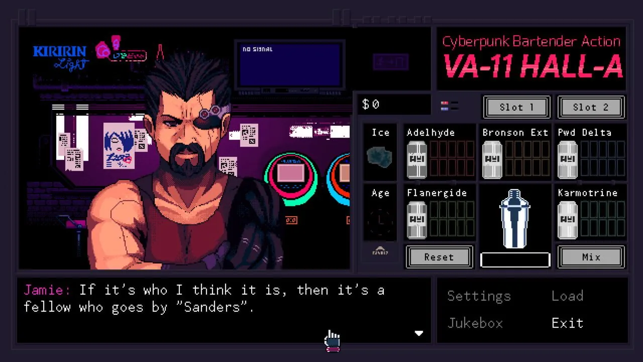 VA-11 Hall-A screenshot 1