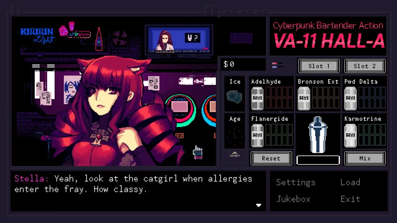 VA-11 Hall-A screenshot 2