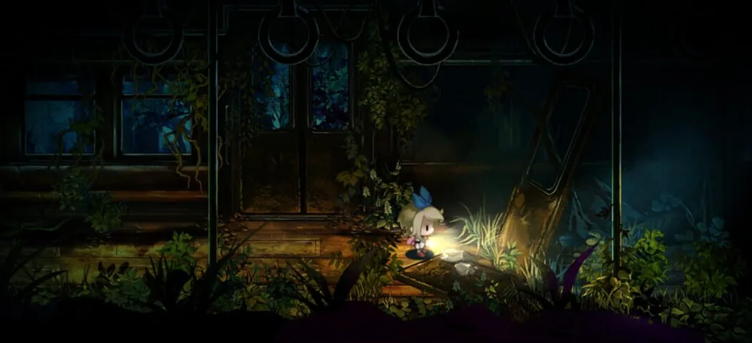 Yomawari: Midnight Shadows gameplay on PlayStation Vita