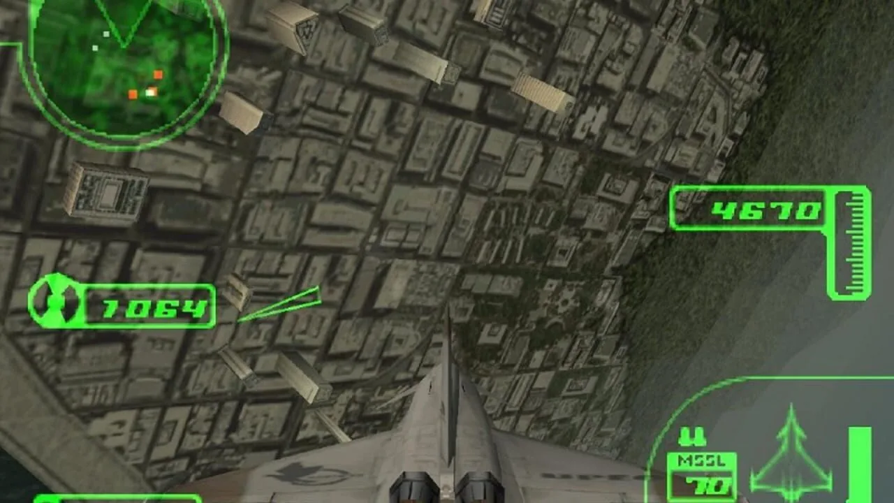 Ace Combat 3: Electrosphere gameplay on PlayStation