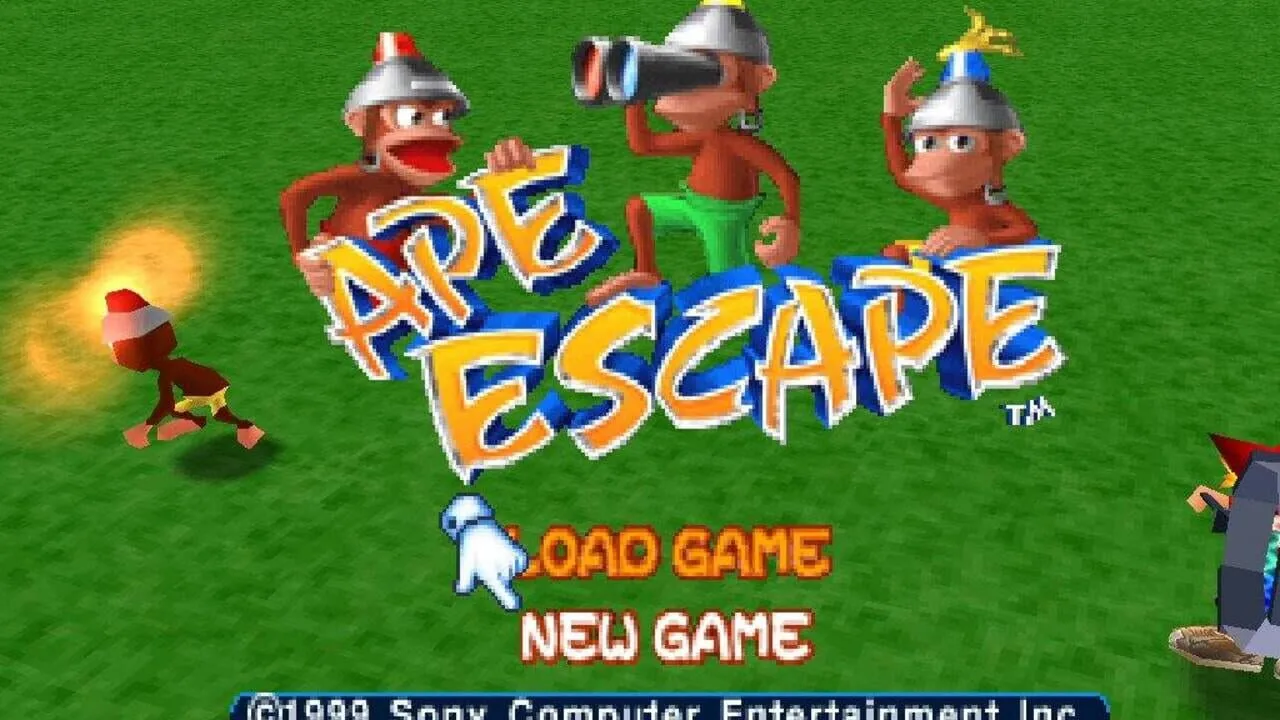 Ape Escape gameplay on PlayStation