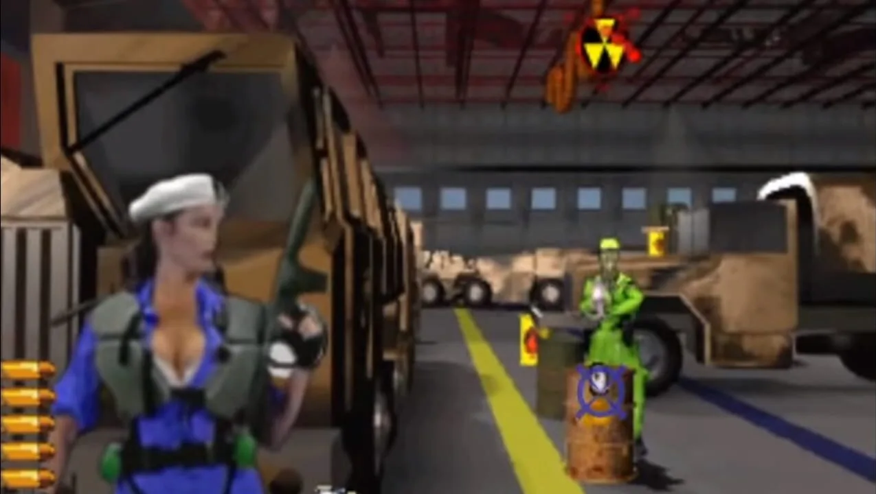 Area 51 gameplay on PlayStation