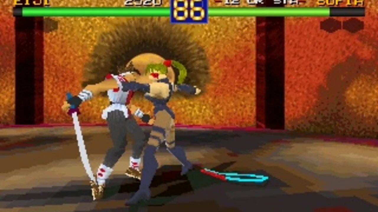 Battle Arena Toshinden gameplay on PlayStation