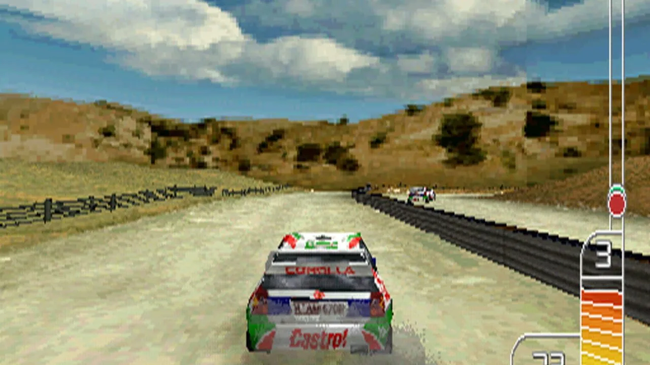 Colin McRae Rally gameplay on PlayStation
