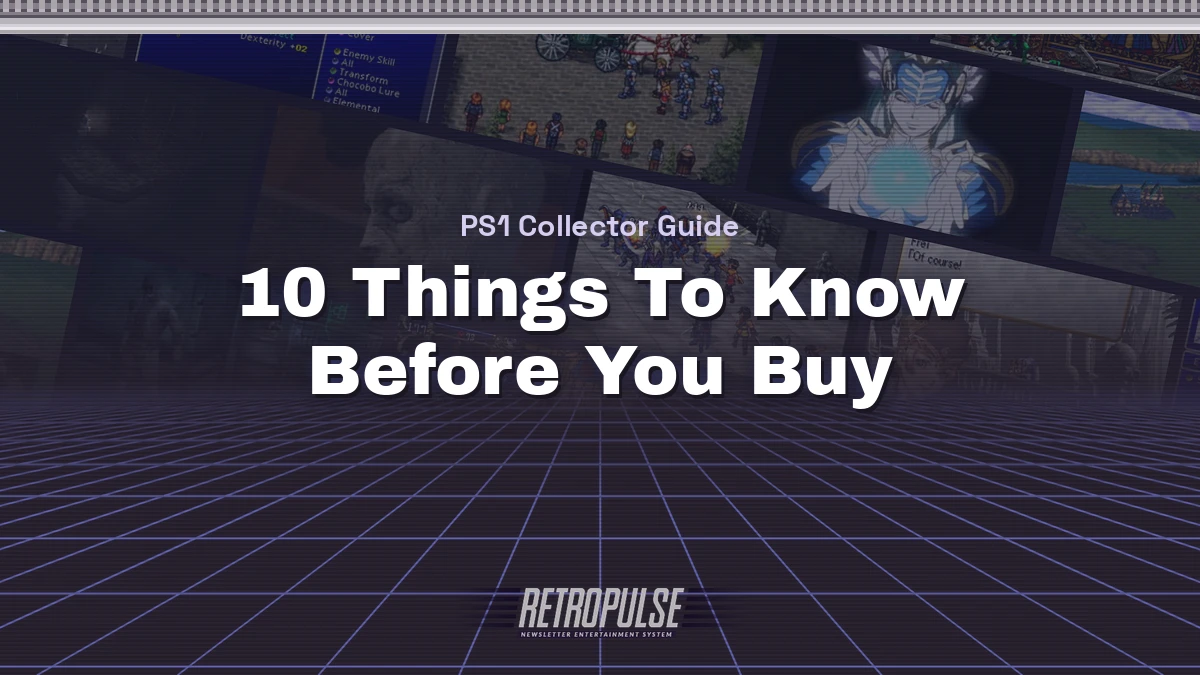 PS1 Collector Guide: 10 Things To Know Before You Buy