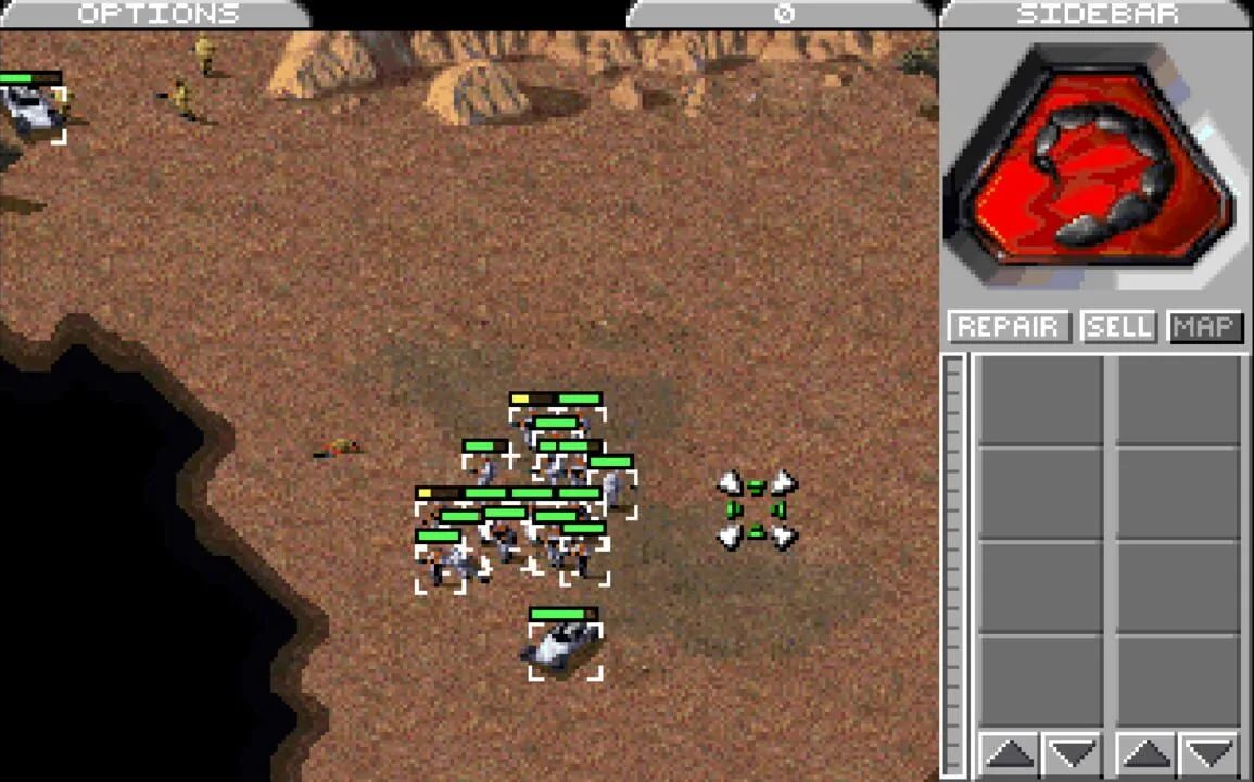 Command & Conquer gameplay on PlayStation