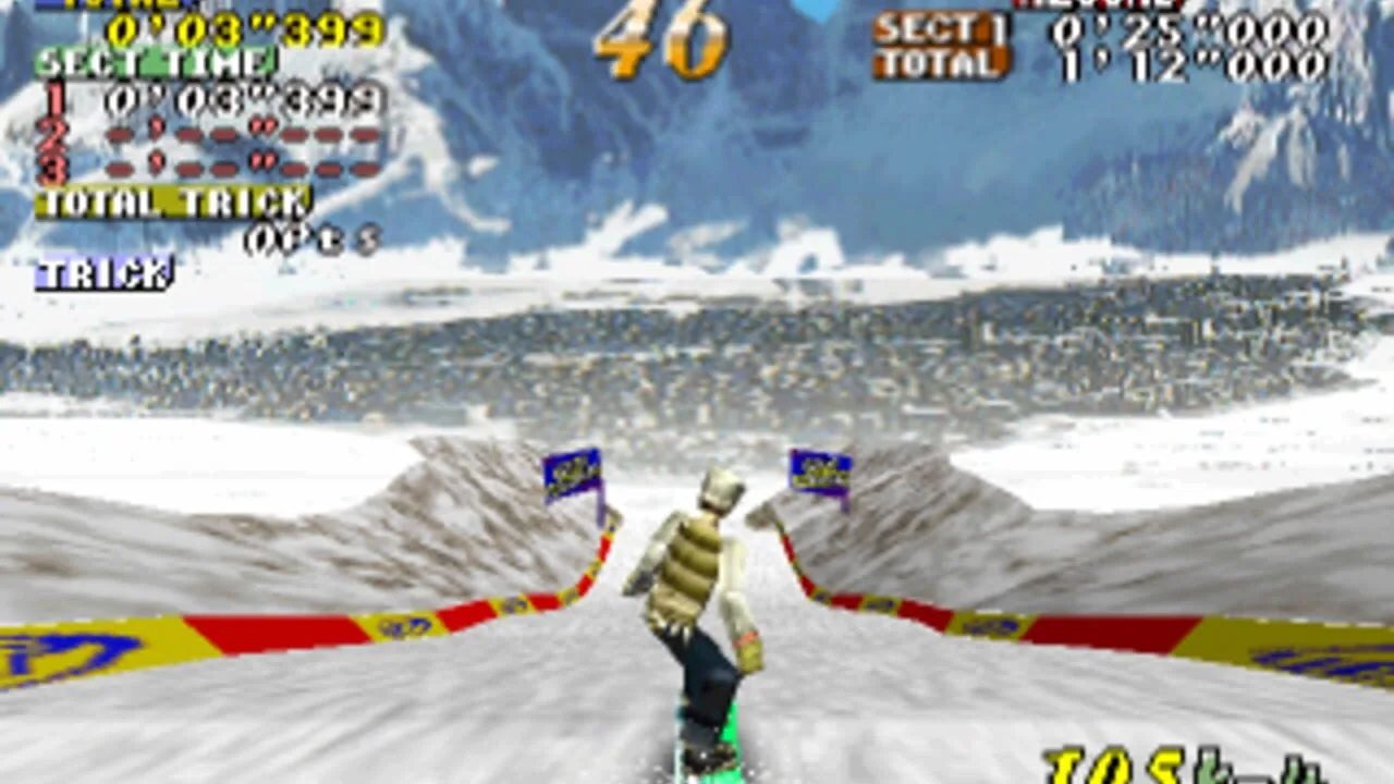 Cool Boarders gameplay on PlayStation