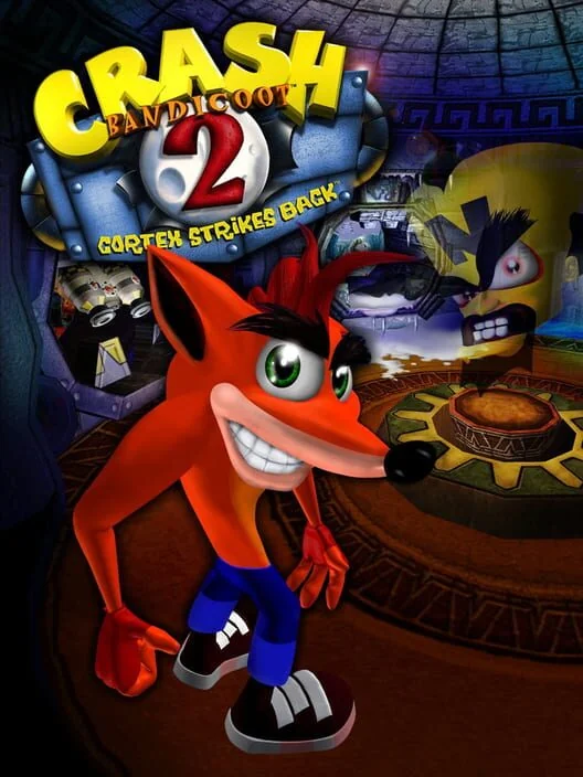 Crash Bandicoot 2: Cortex Strikes Back box art