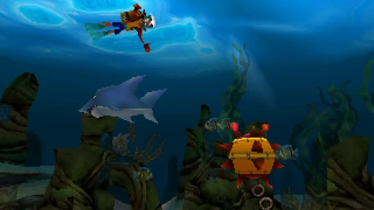Crash Bandicoot: Warped gameplay on PlayStation