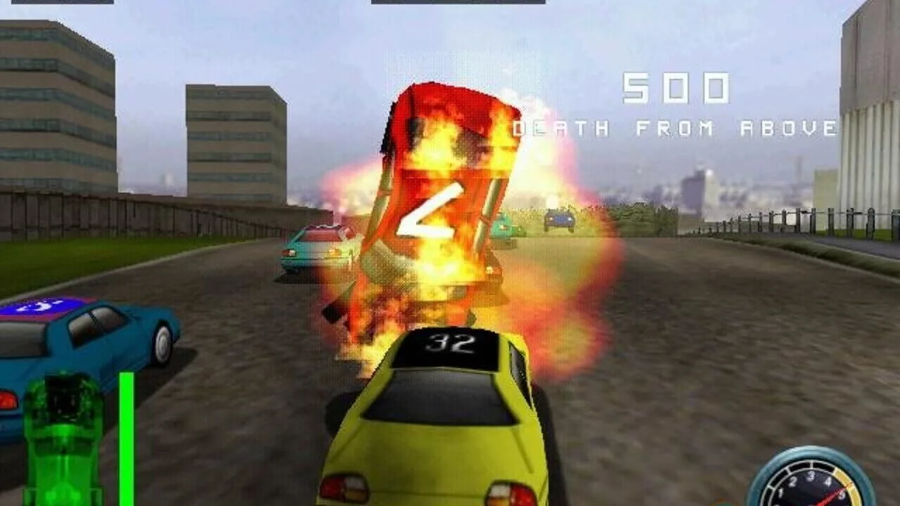 Demolition Racer gameplay on PlayStation