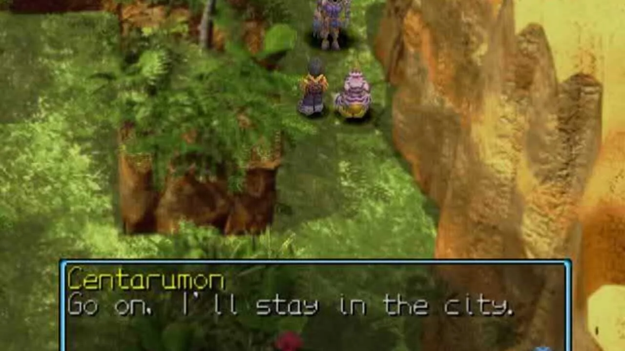 Digimon World gameplay on PlayStation