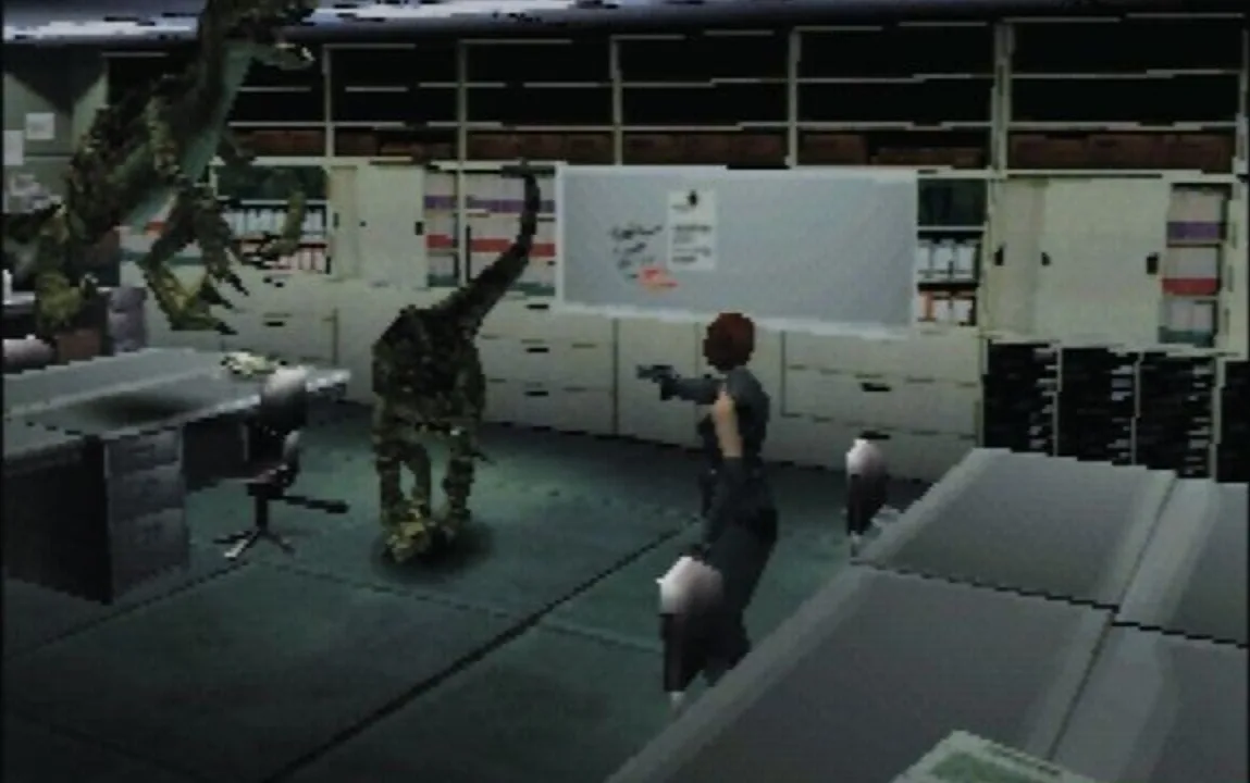 Dino Crisis gameplay on PlayStation