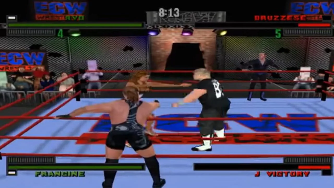ECW Hardcore Revolution gameplay on PlayStation