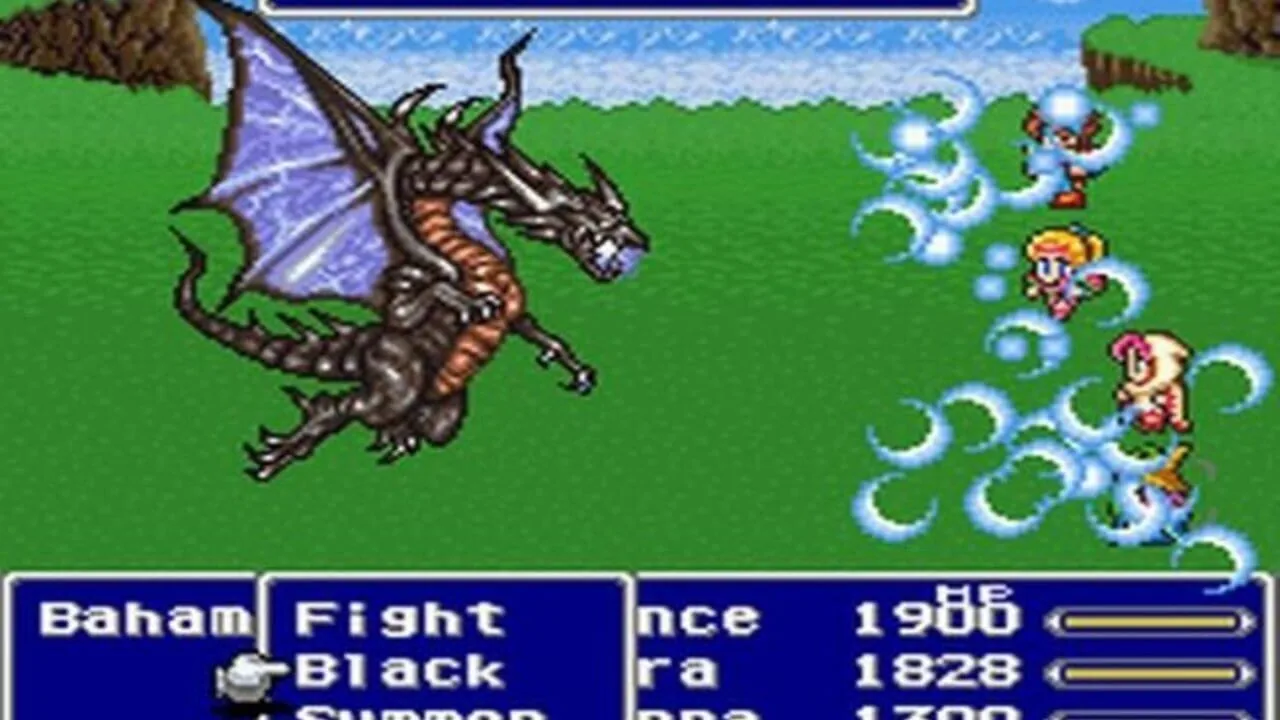 Final Fantasy Anthology gameplay on PlayStation