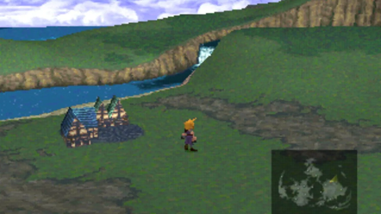 Final Fantasy VII gameplay on PlayStation