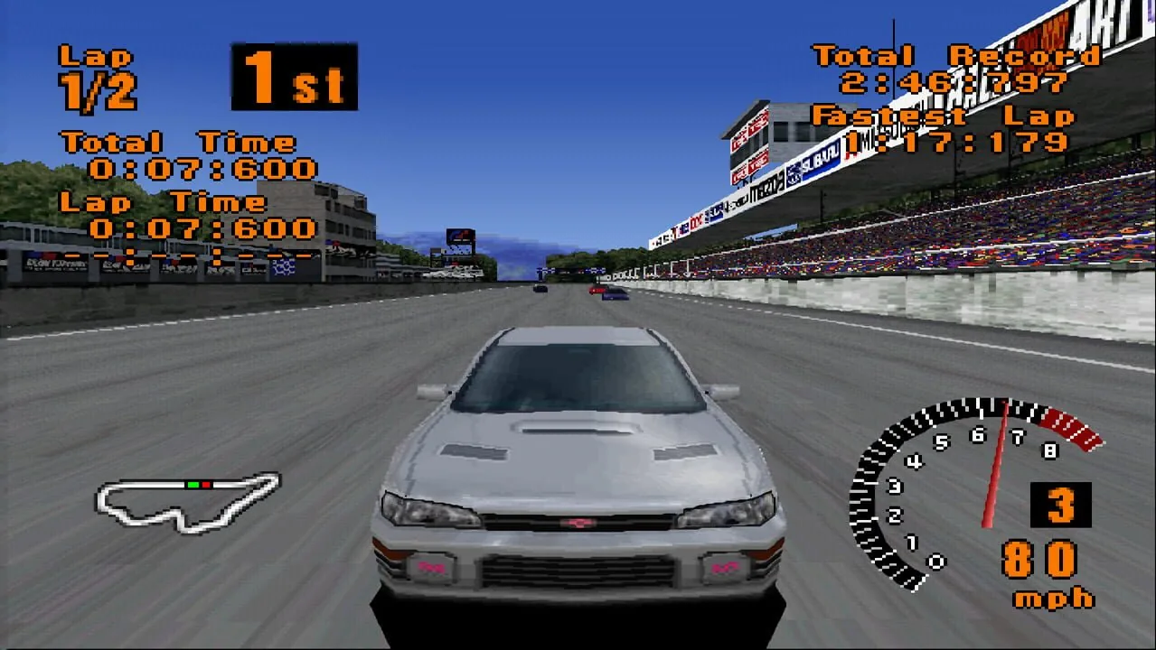 Gran Turismo gameplay on PlayStation