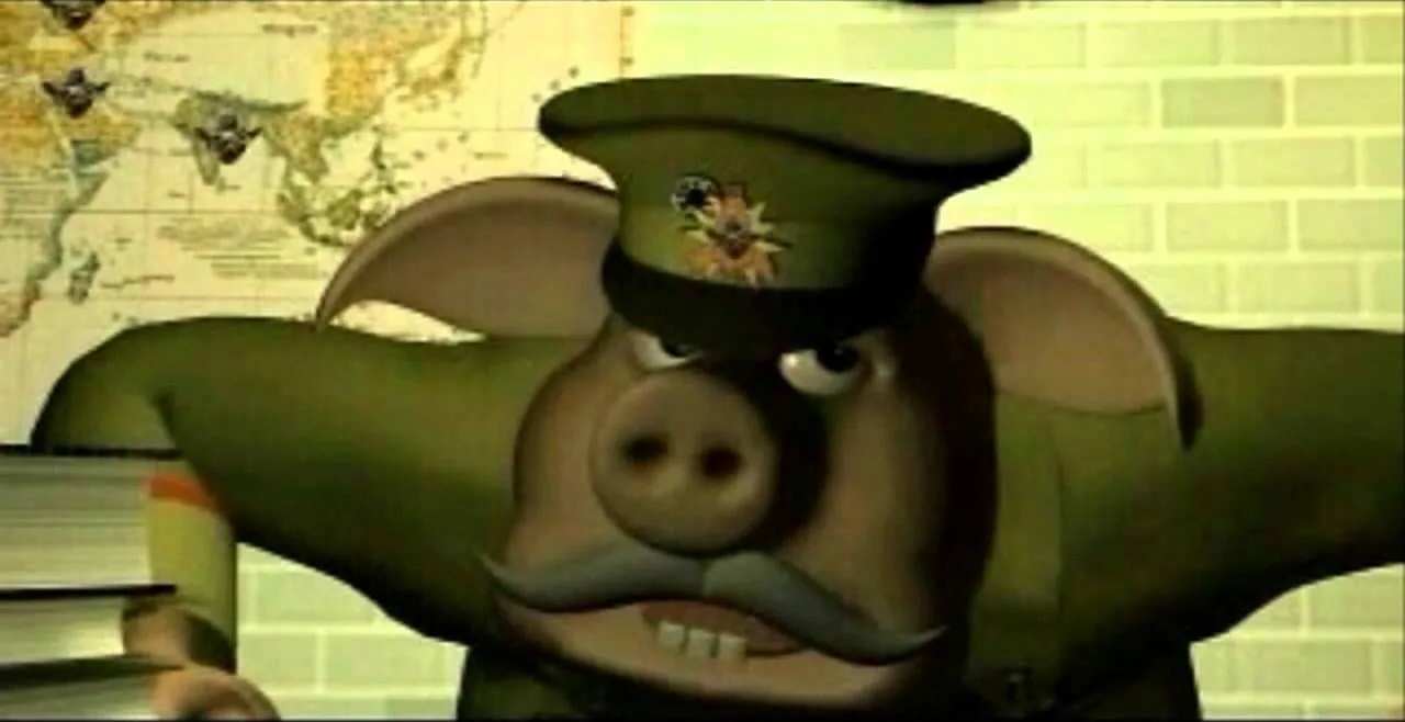 Hogs of War gameplay on PlayStation