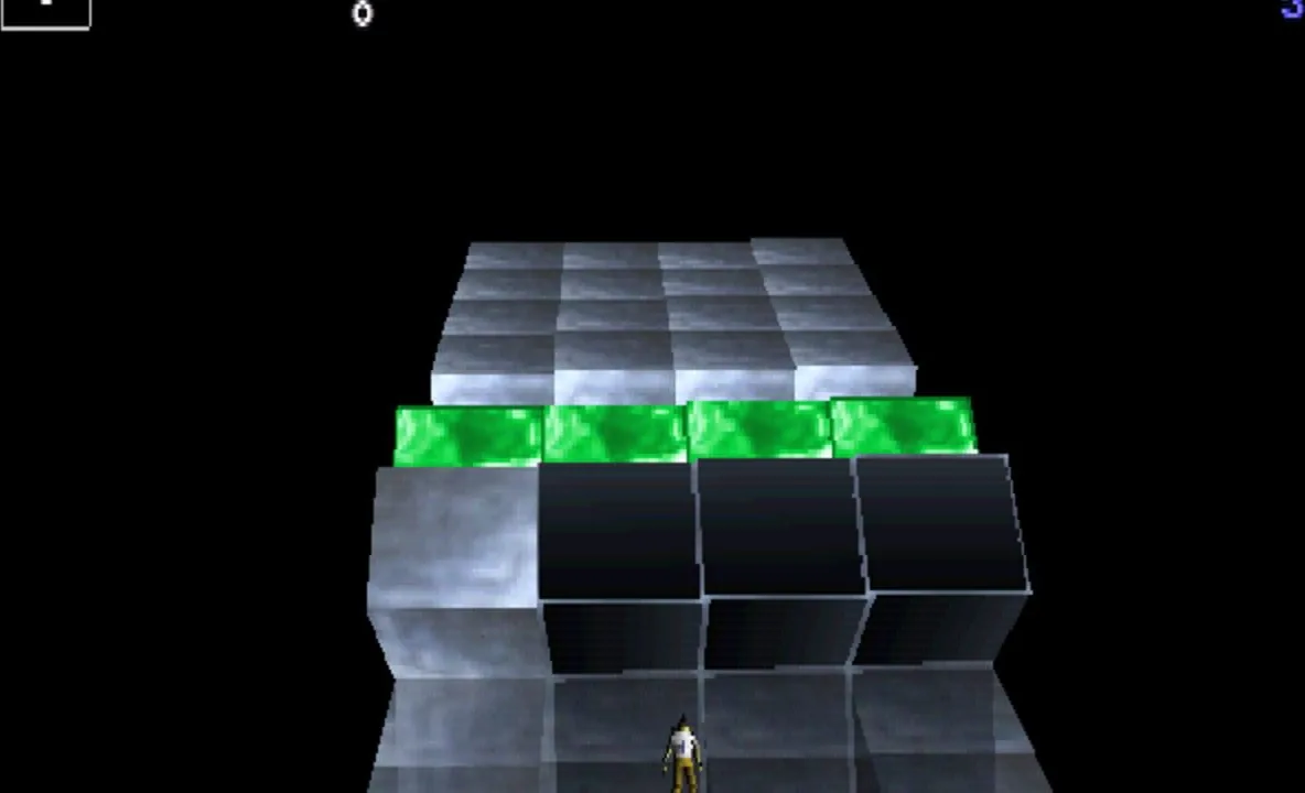Intelligent Qube gameplay on PlayStation