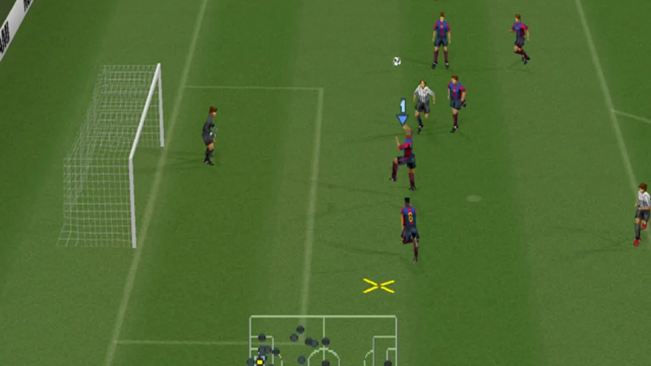 ISS Pro Evolution gameplay on PlayStation