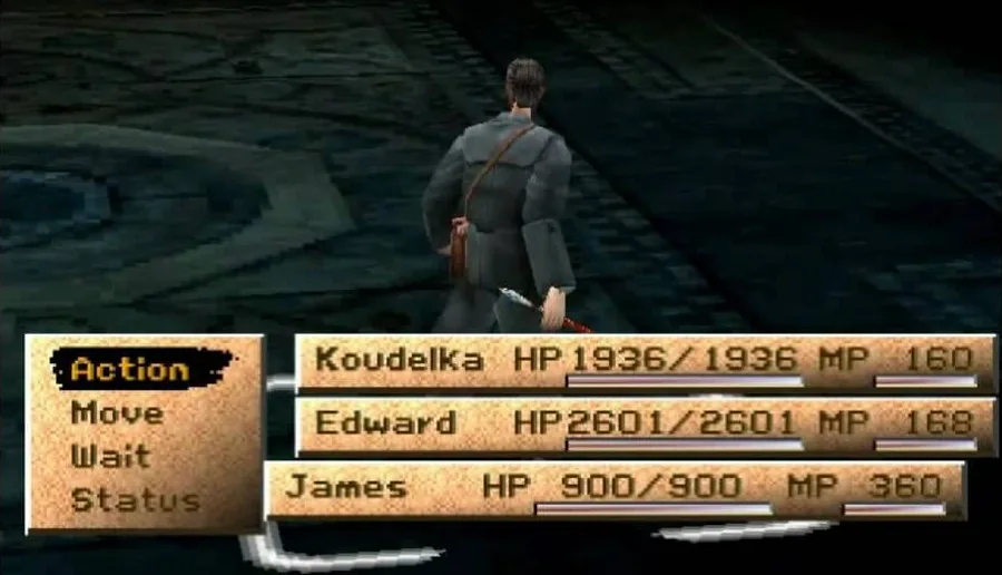 Koudelka gameplay on PlayStation