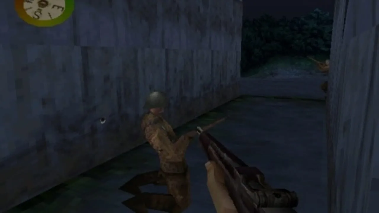 Medal of Honor gameplay on PlayStation