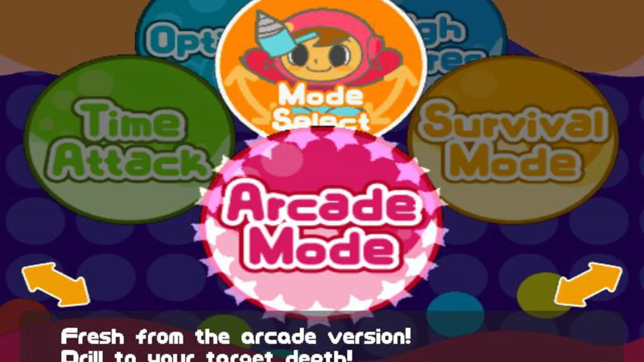 Mr. Driller gameplay on PlayStation