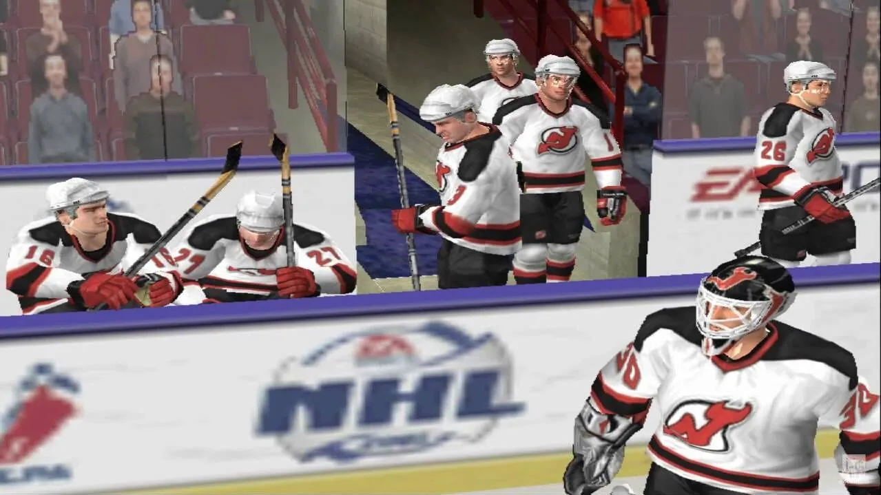 NHL 2001 gameplay on PlayStation