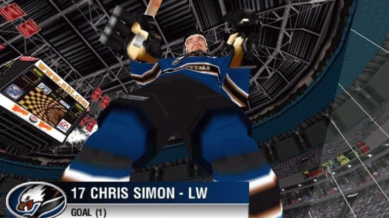 NHL 99 gameplay on PlayStation