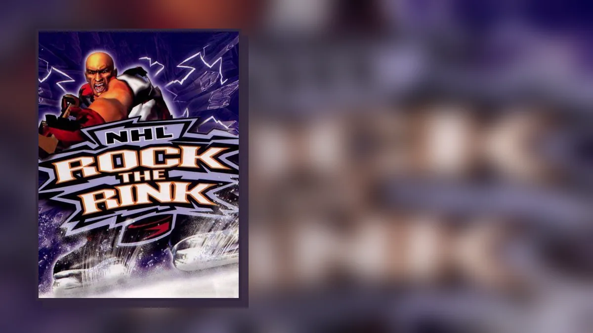 NHL Rock the Rink on PlayStation: box art and gameplay