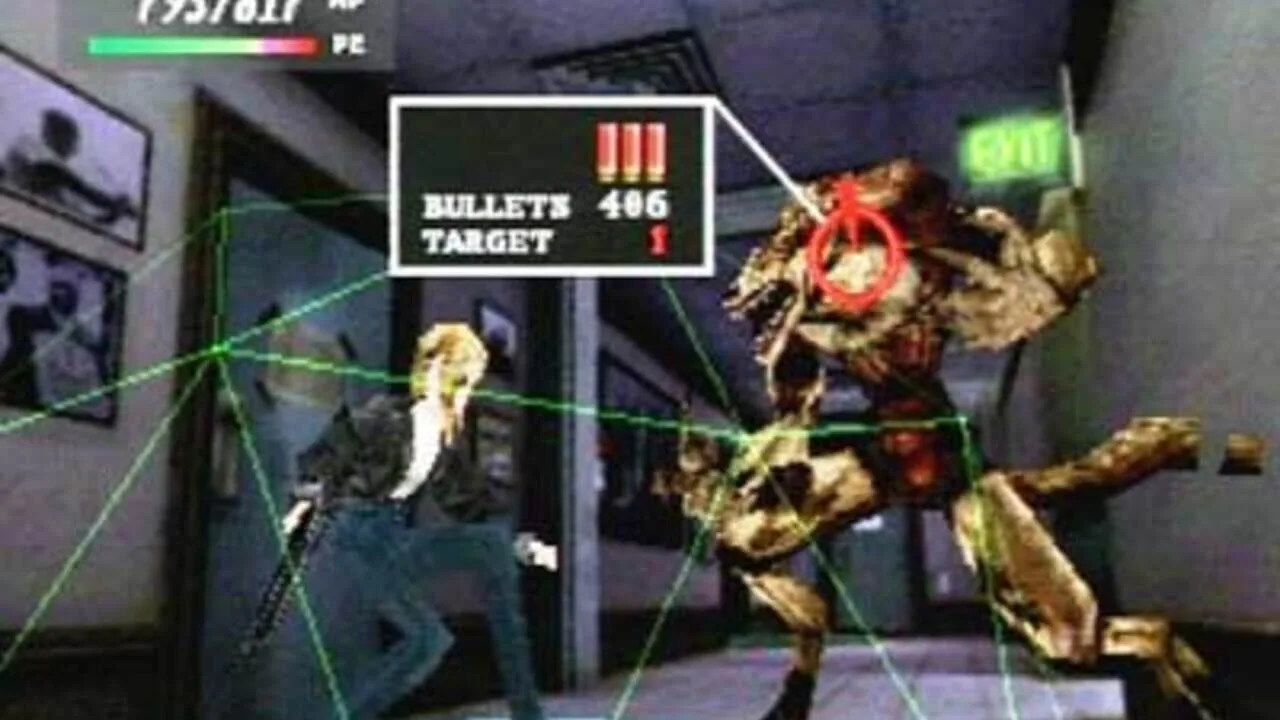 Parasite Eve gameplay on PlayStation