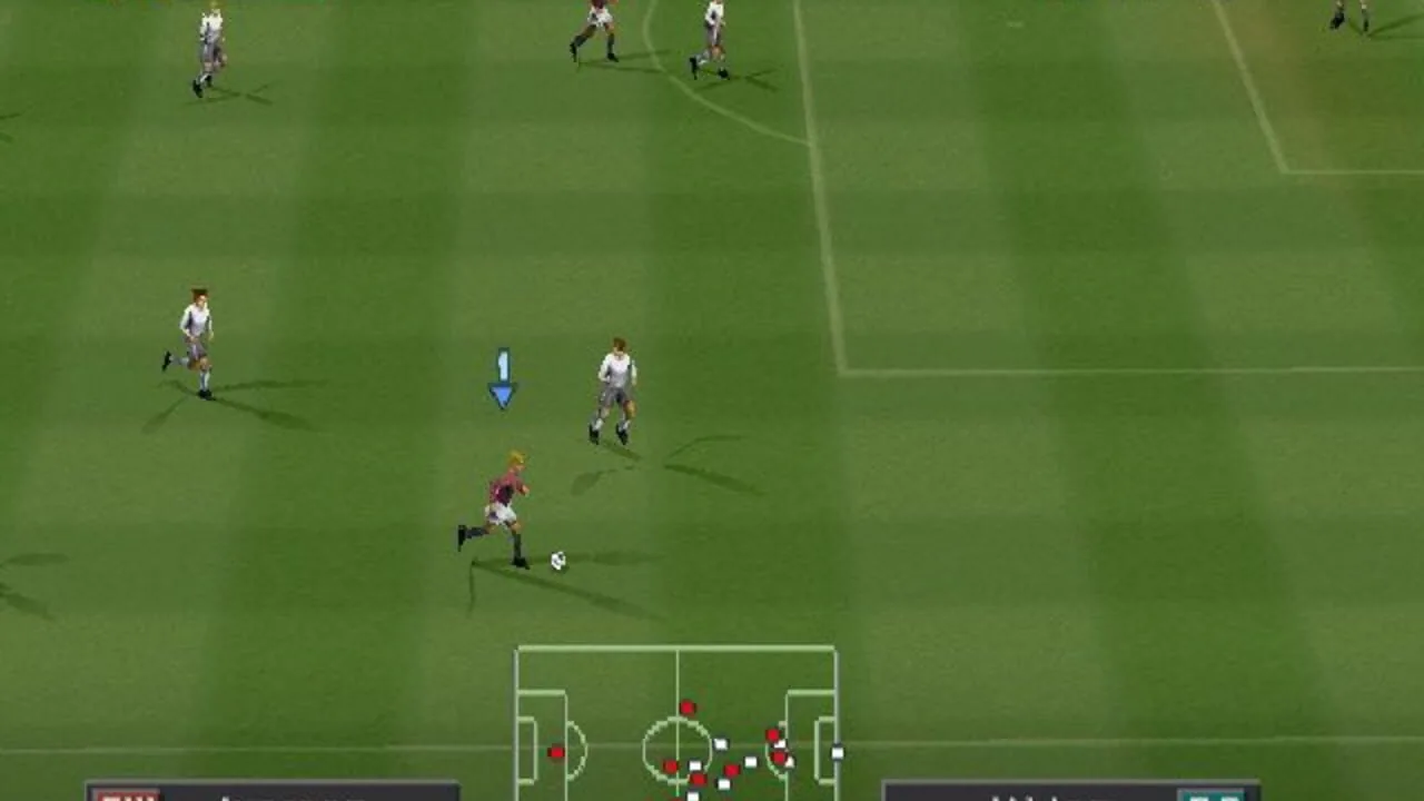 Pro Evolution Soccer 2 gameplay on PlayStation