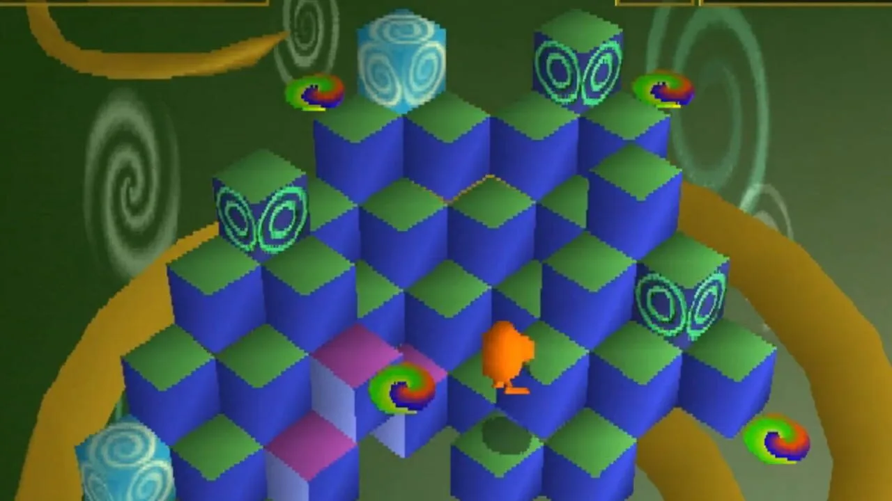 Q*bert screenshot 2