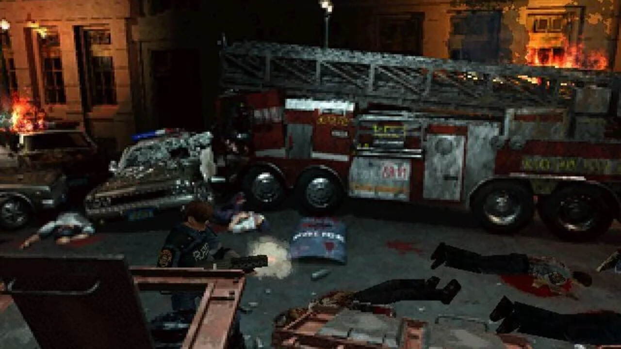 Resident Evil 2 gameplay on PlayStation