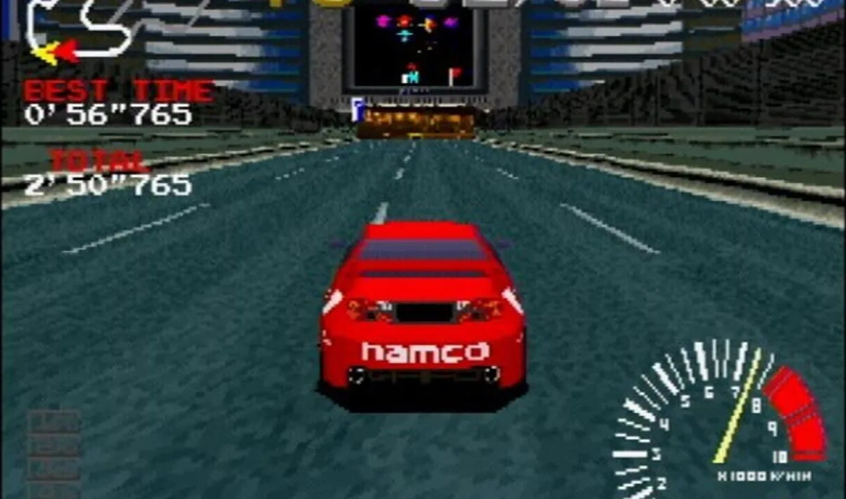 Ridge Racer gameplay on PlayStation