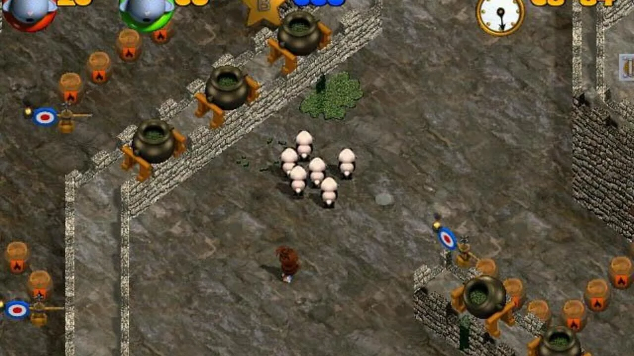 Sheep gameplay on PlayStation