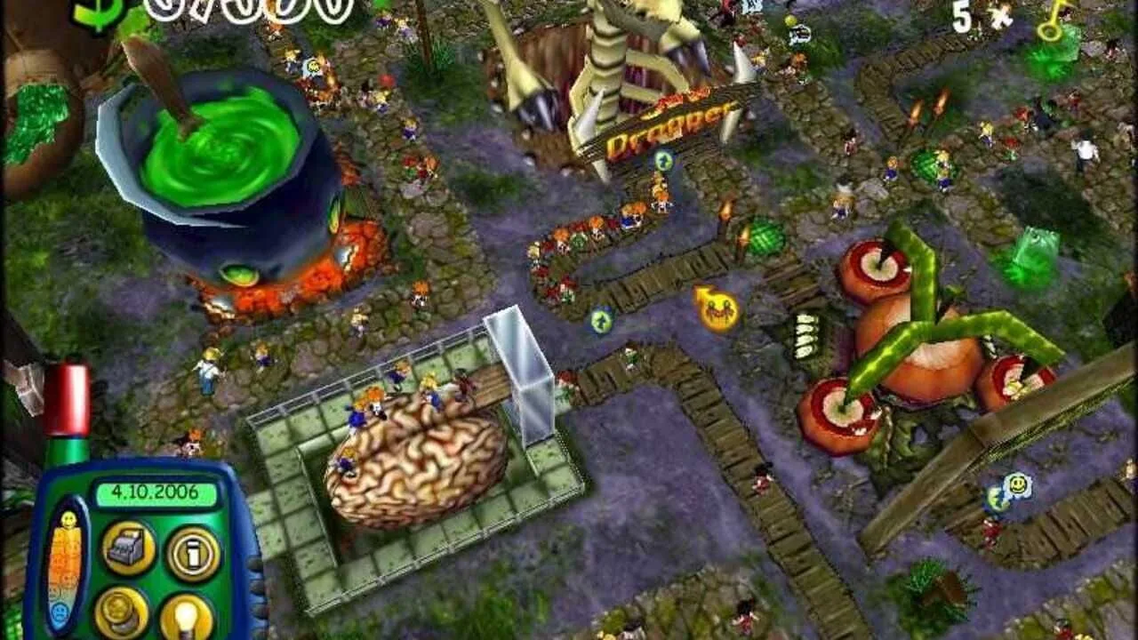 Sim Theme Park gameplay on PlayStation