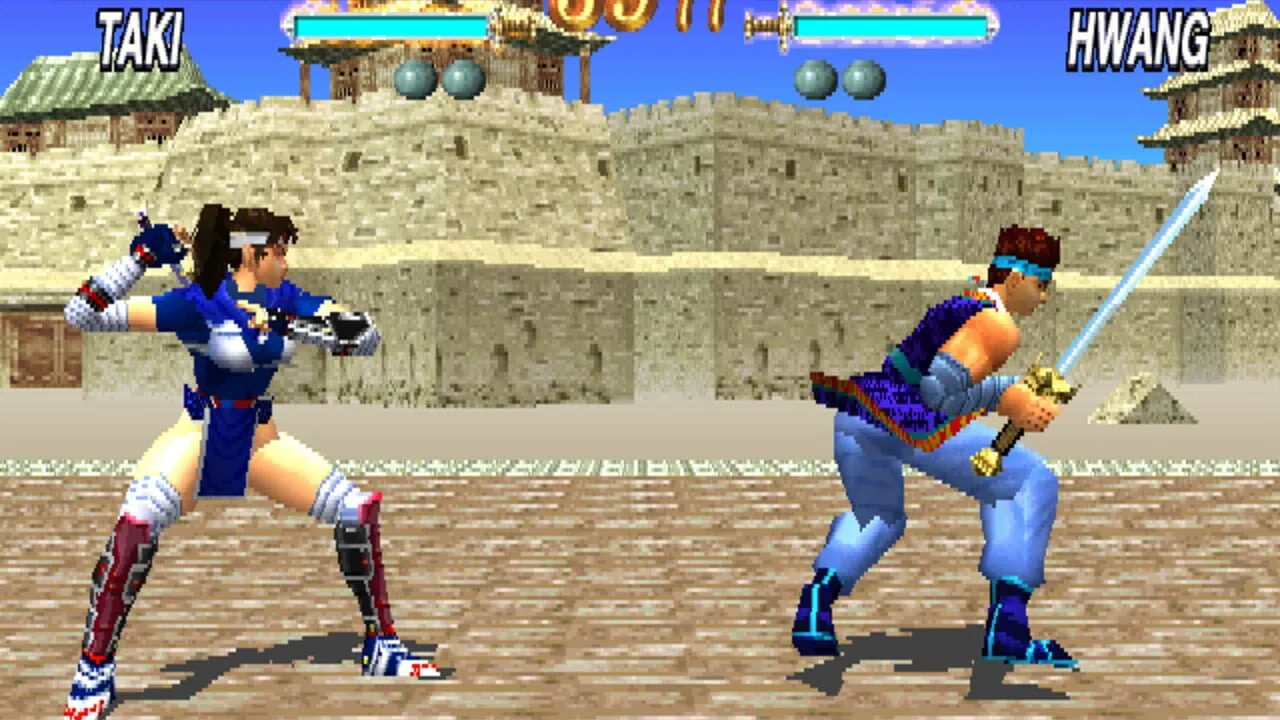 Soul Blade gameplay on PlayStation