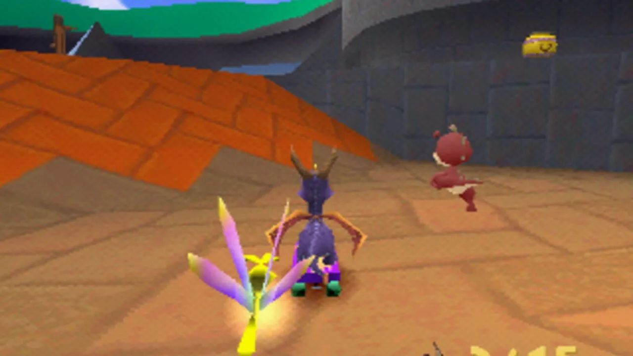 Spyro: Year of the Dragon gameplay on PlayStation