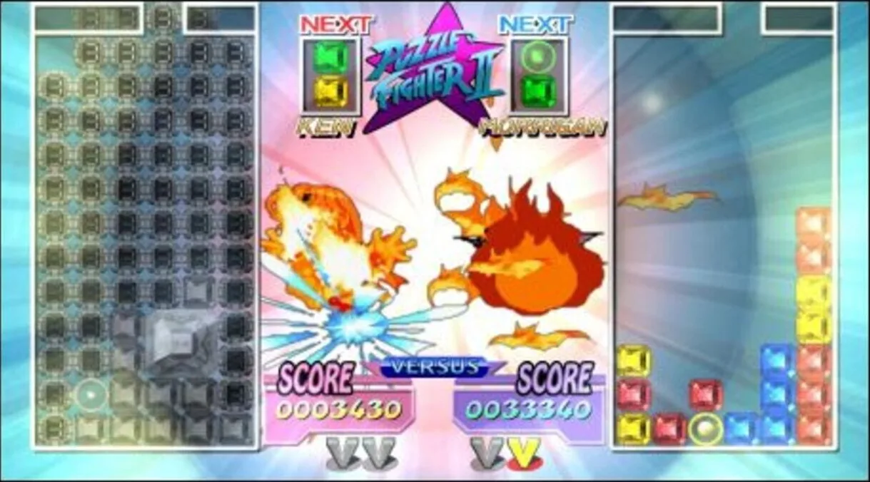 Super Puzzle Fighter II Turbo gameplay on PlayStation