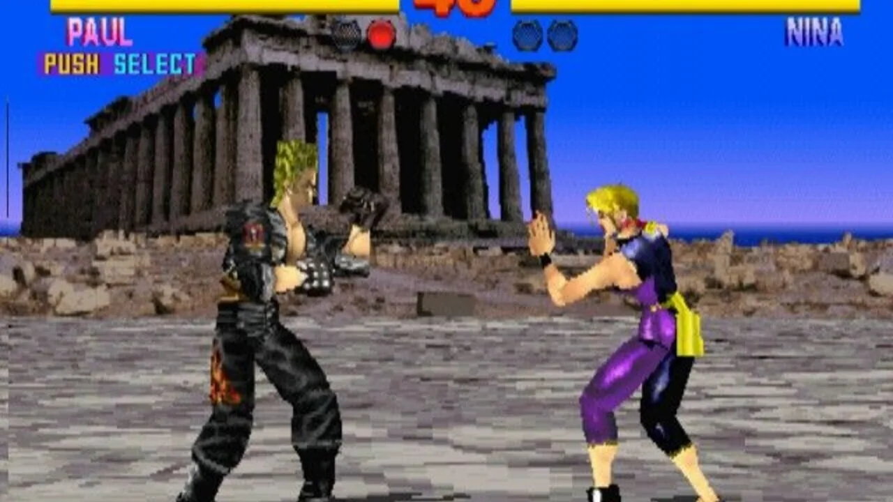 Tekken gameplay on PlayStation