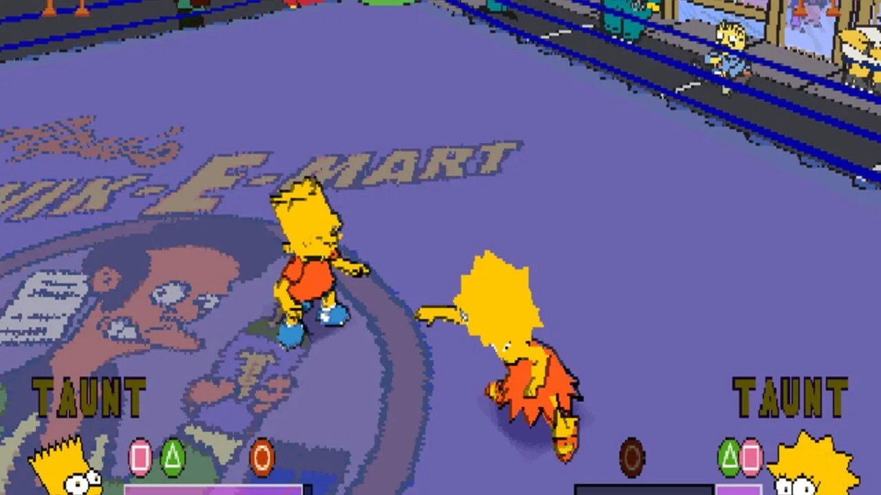 The Simpsons Wrestling screenshot 1