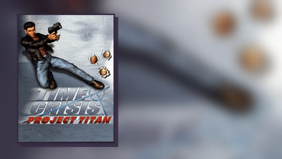 Time Crisis: Project Titan on PlayStation: box art and gameplay