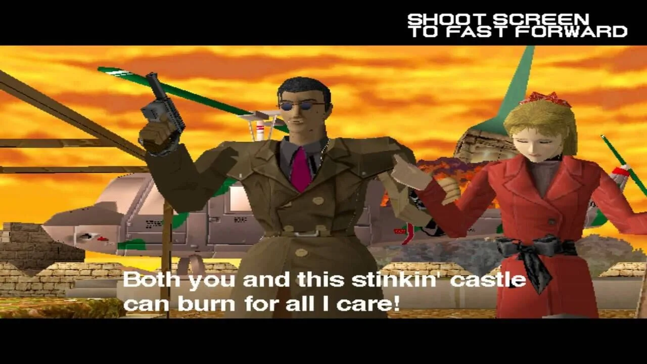 Time Crisis gameplay on PlayStation