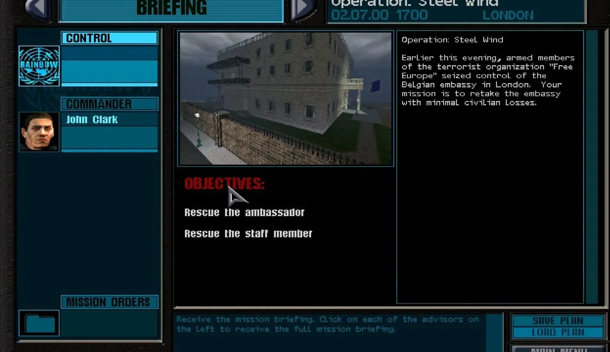 Tom Clancy's Rainbow Six screenshot 1