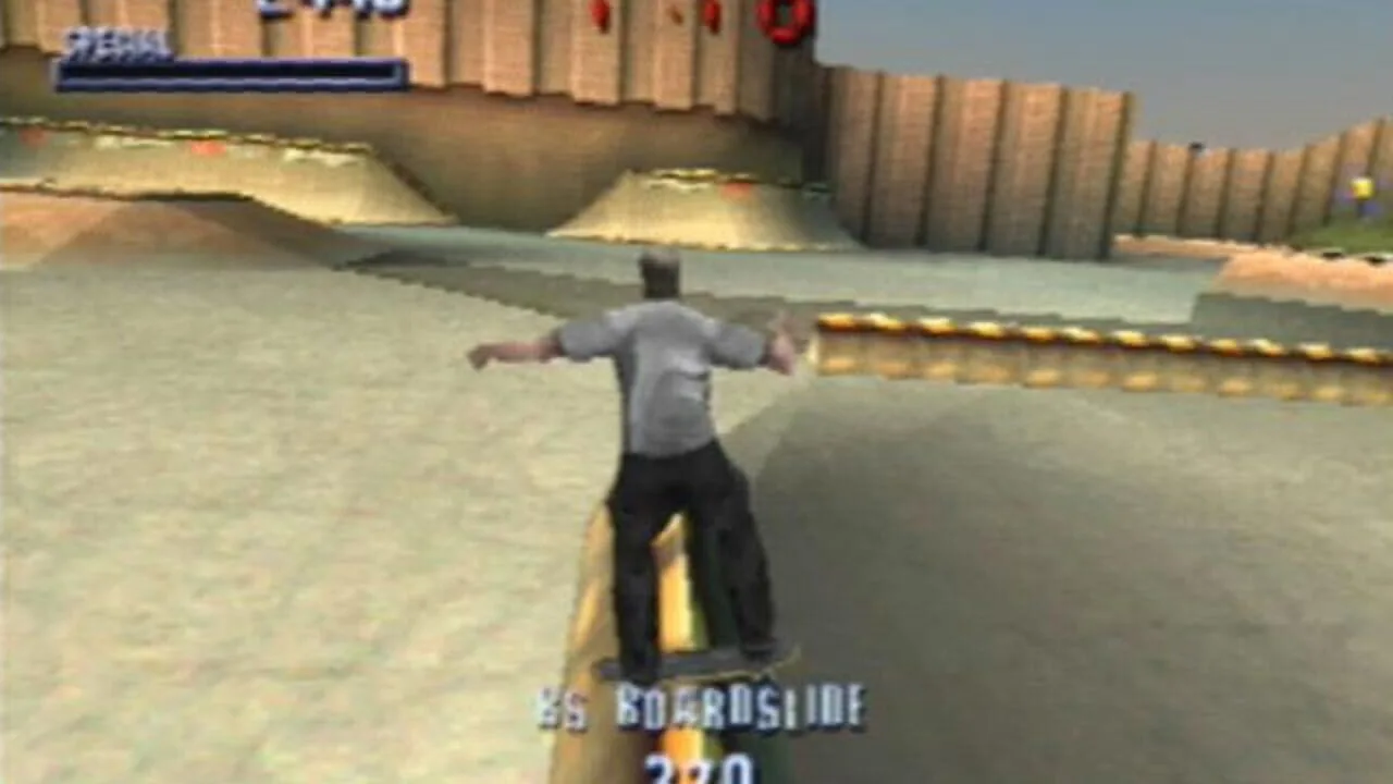 Tony Hawk's Pro Skater gameplay on PlayStation