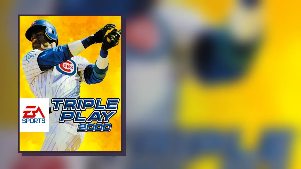 Triple Play 2000 on PlayStation: box art and gameplay