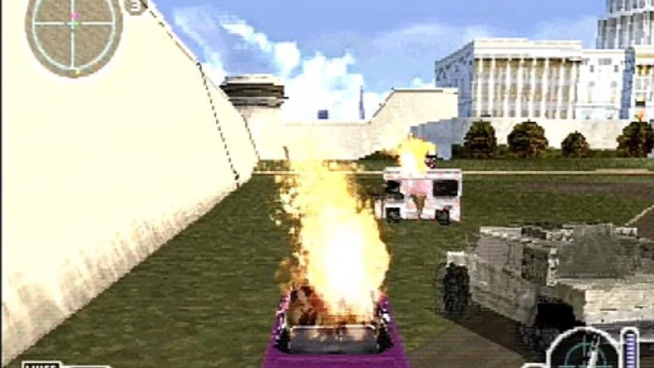Twisted Metal III gameplay on PlayStation