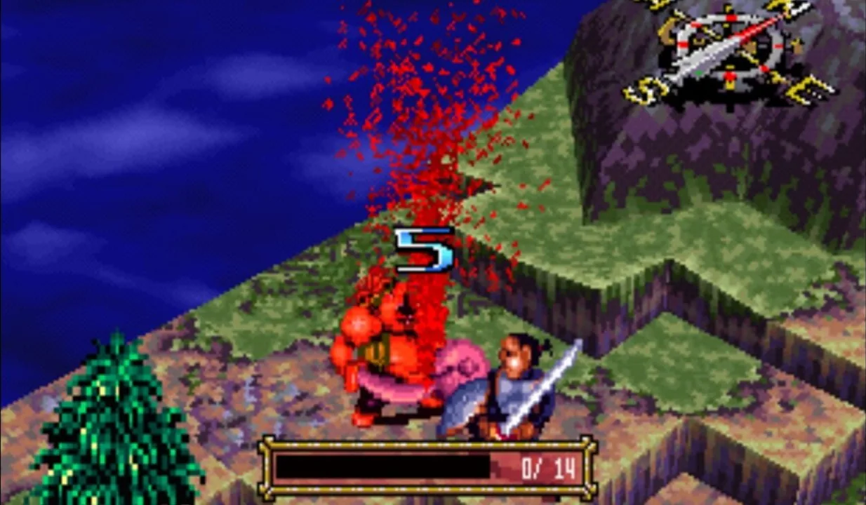 Vandal Hearts gameplay on PlayStation